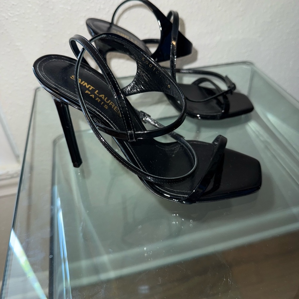 Saint Laurent Black Women's Sandals - Picture 2 of 7